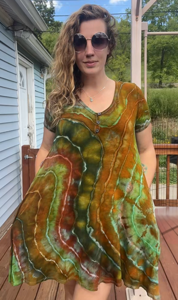 Tie dye dress