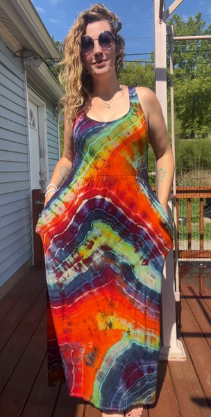 Tie dye dress
