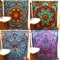 Custom Tie Dye Shower Curtain
