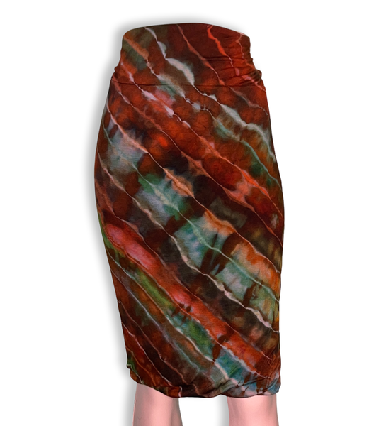 2X Tie Dye Midi Skirt