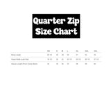 L/XL Tie Dye Quarter Zip Pullover