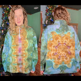 XL/2XL Tie Dye Quarter Zip Pullover