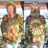 M/L Tie Dye Zip Up Hoodie